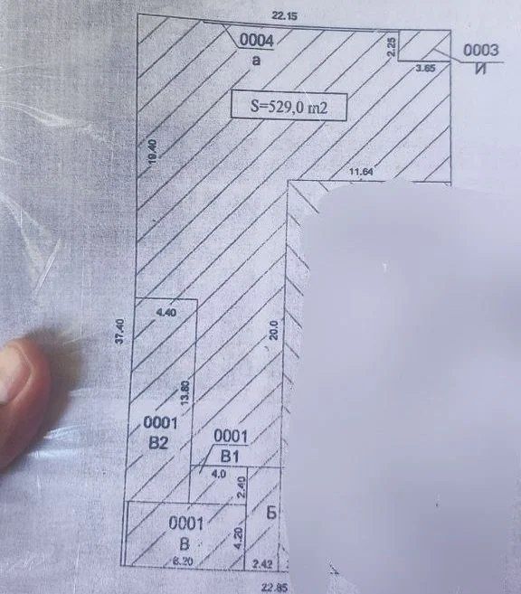 Земля под строительство 5,3 сот
