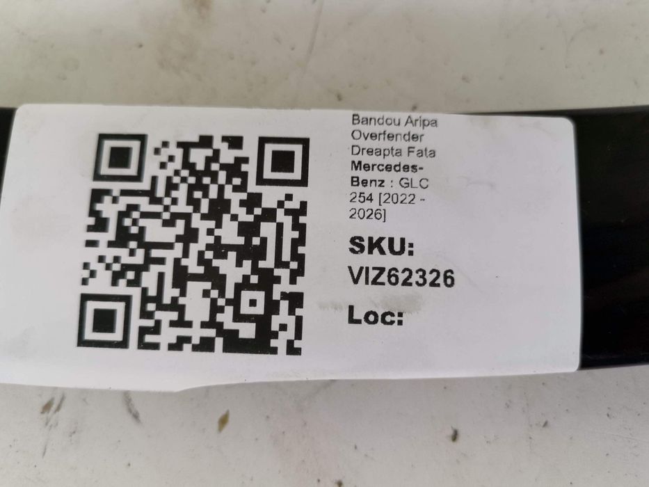 Бандоу Арка Овърфендер Дясна Предна Mercedes-Benz GLC 254 [ - ] W254/C