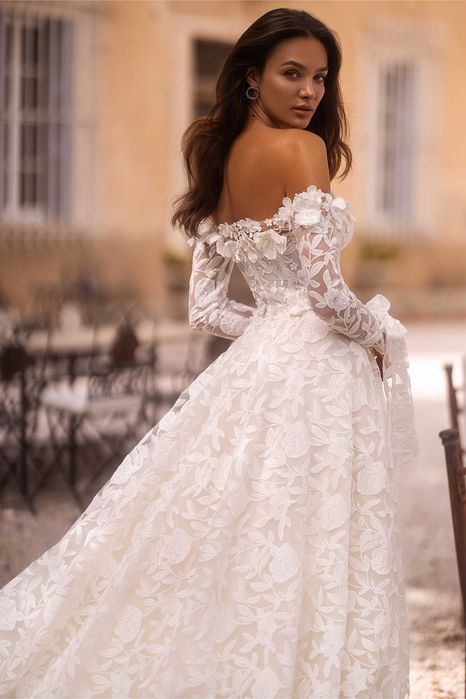 Rochie de mireasă XXS Elly Bride – Model Flora (Colecția La Vie En Rose)