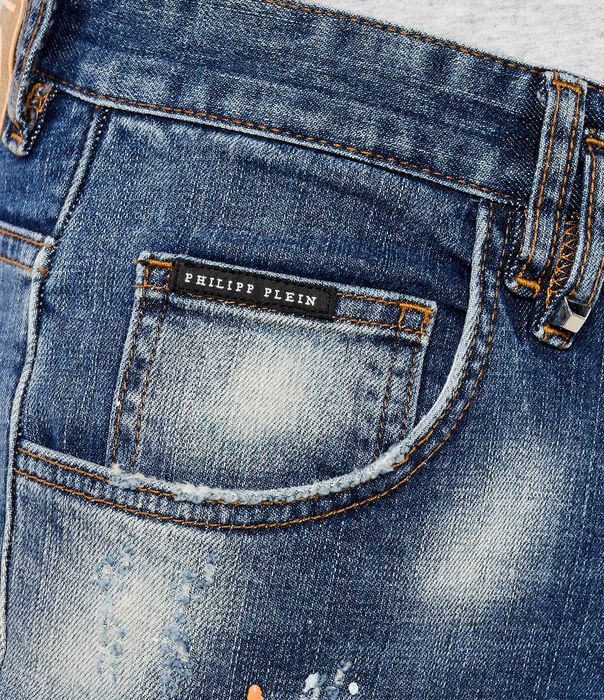 PHILIPP PLEIN оригинални сини мъжки дънки размер 40