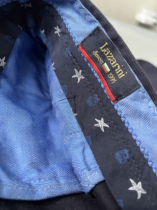 Lazarini Мъжки Панталон Тъмносин