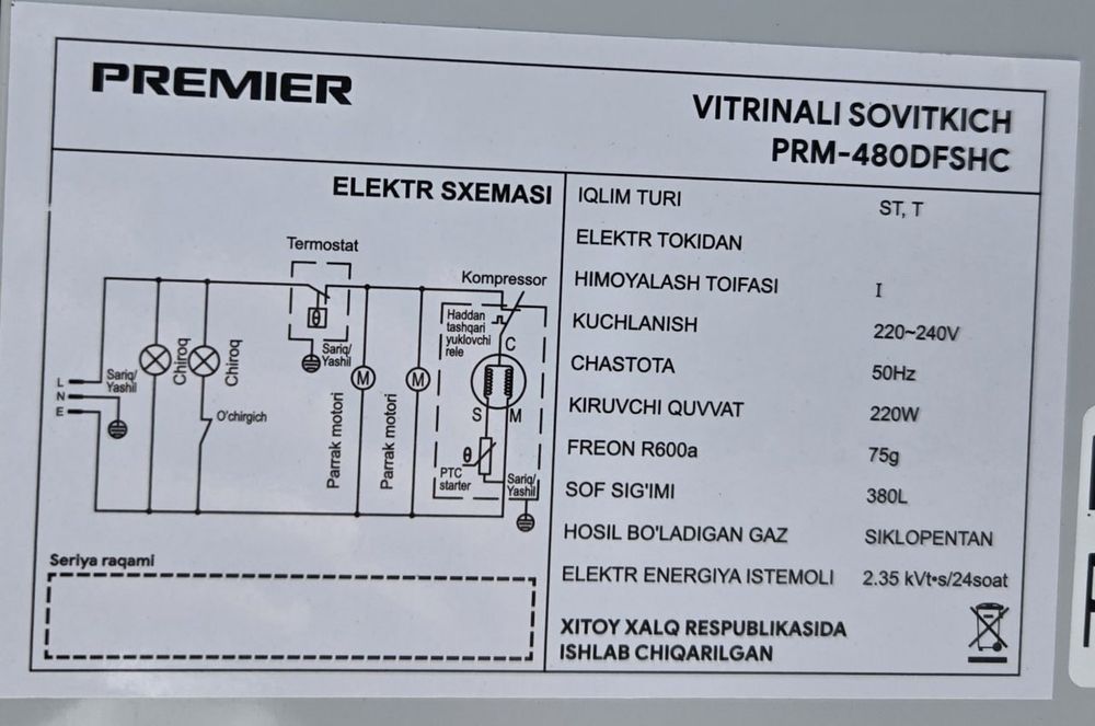 Vitrina /holodilnik/xolodilnik/холодильник/морозильная /muzlatgich