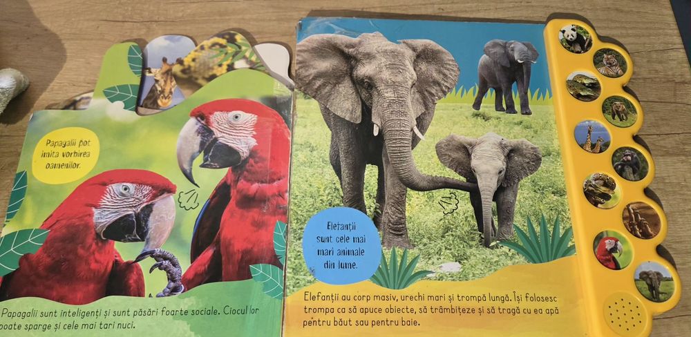 Carte cu sunete Animale Salbatice