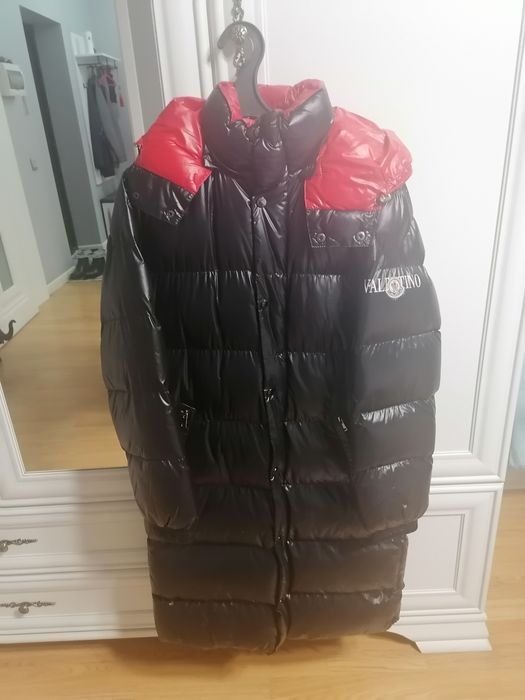 Женский длинный пуховик