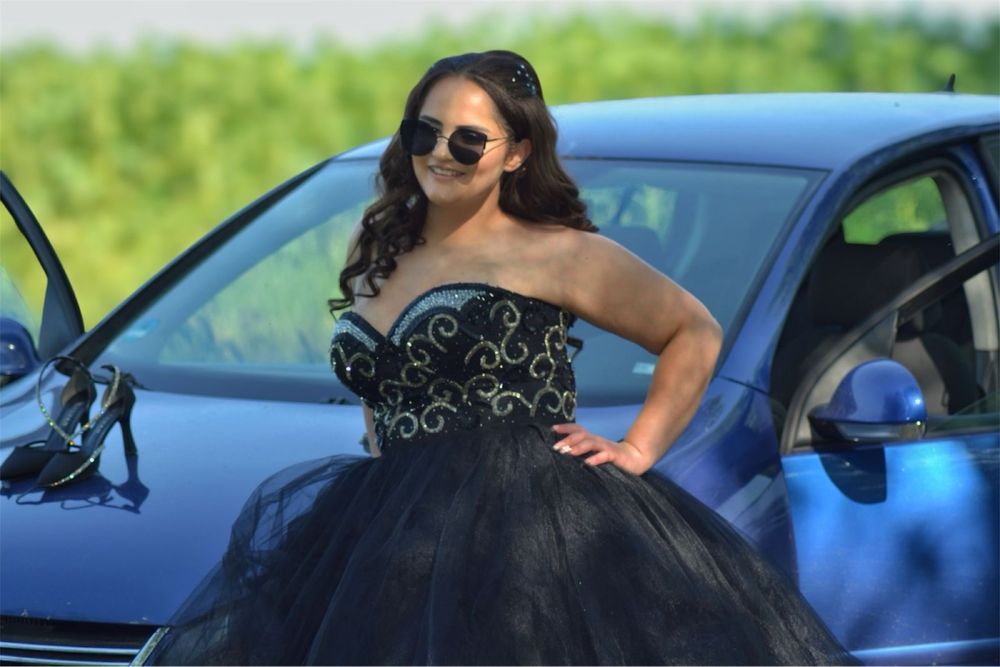 Черна бална рокля Stoqn Radichev