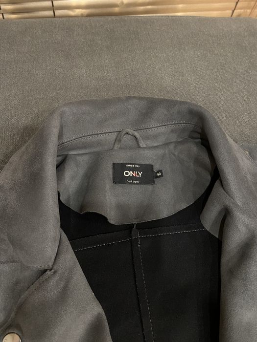 Дамско яке ONLY от еко велур