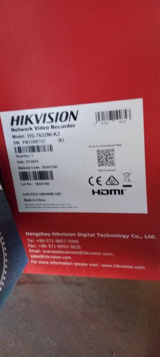 Hik vision vidiyoregistratir