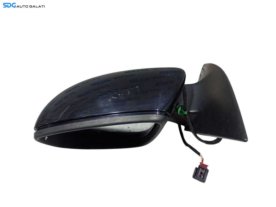 Oglinda Stanga EUROPA Electrica Fara Pliere Rabatare Culoare LC9X Negru Volkswagen Passat CC 2008 - 2012 Cod 3C8857933A [LC0778]