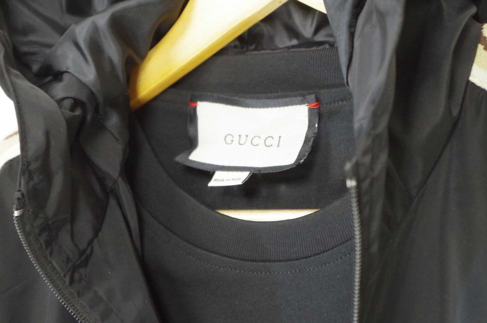 ТОП: GUCCI - Мъжко Шушляково Яке тип Ветровка