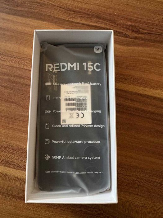 Xiaomi Redmi 15C – 4GB RAM / 128GB памет – ЧИСТО НОВ! (Black)