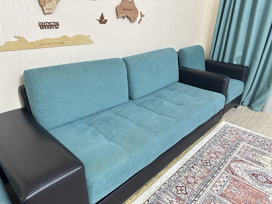 Диван-кровать, кресло березовое