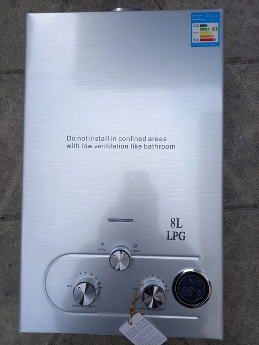 Газов бойлер проточен 6,8,10,16,18 литра пропан бутан-LPG