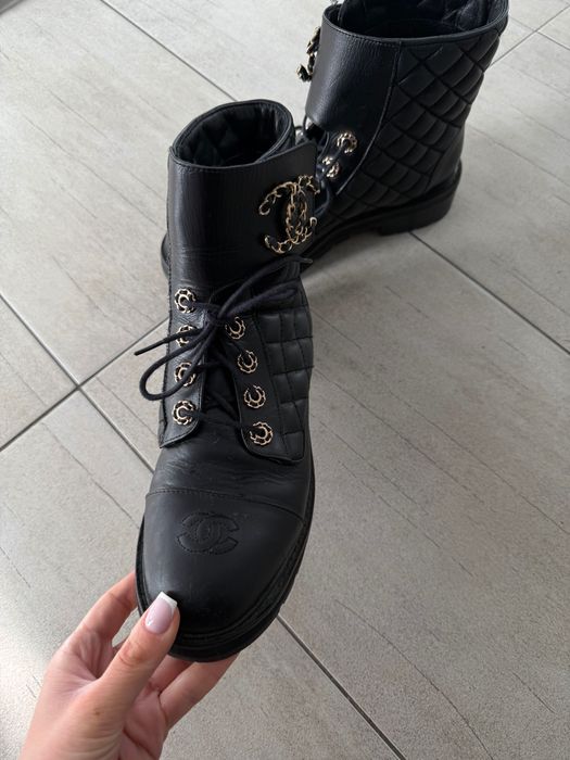 Боти Chanel 38номер ест кожа