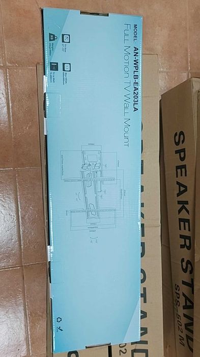 Подсилена стойка за TV Alien с две чупещи се рамена до 75", до 45 kg