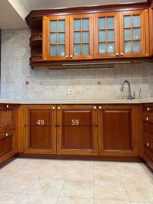 Кухня из  дерева