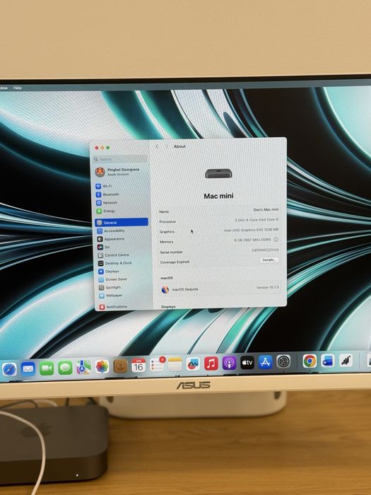 Apple Mac mini | Intel i5 | 8GB RAM | SSD 256GB