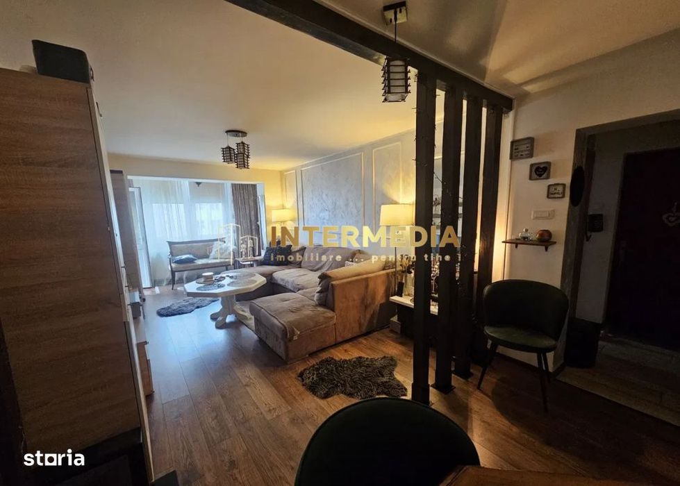 Apartament 3 camere CETATE Bulevard Etaj3 Renovat Total Mobilat Beci P