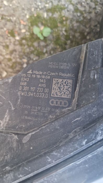 Far Audi Stg  A4 B9 FACELIFT Matrix