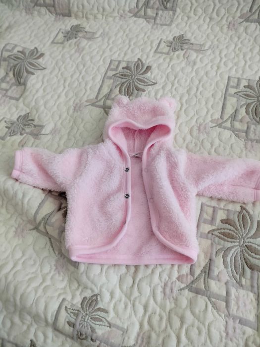 Бебешко пухено яке 62 + елече