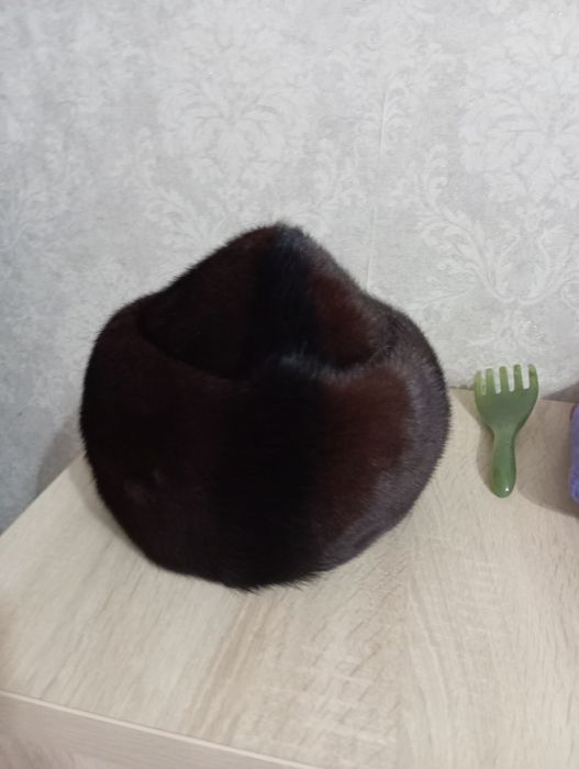 Норка шапка состояние хорошее