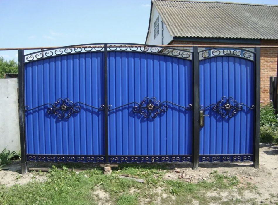 Калитка, ковка. Ворота. Кованые ворота