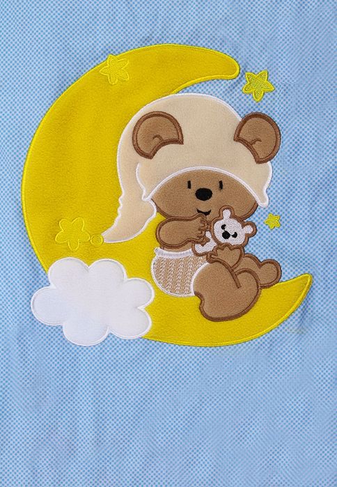 Комплект постельного белья "Мишка на луне"
