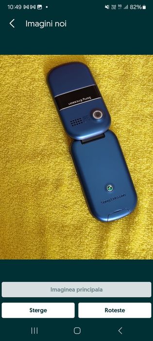 Telefon cu clapeta cu încărcător