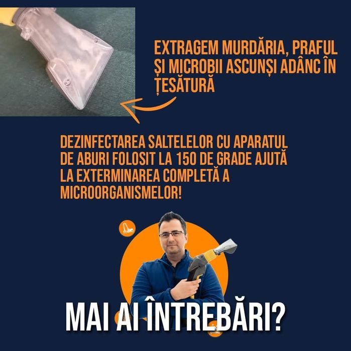 Curățare profesională canapele, saltele & mochete – la domiciliu