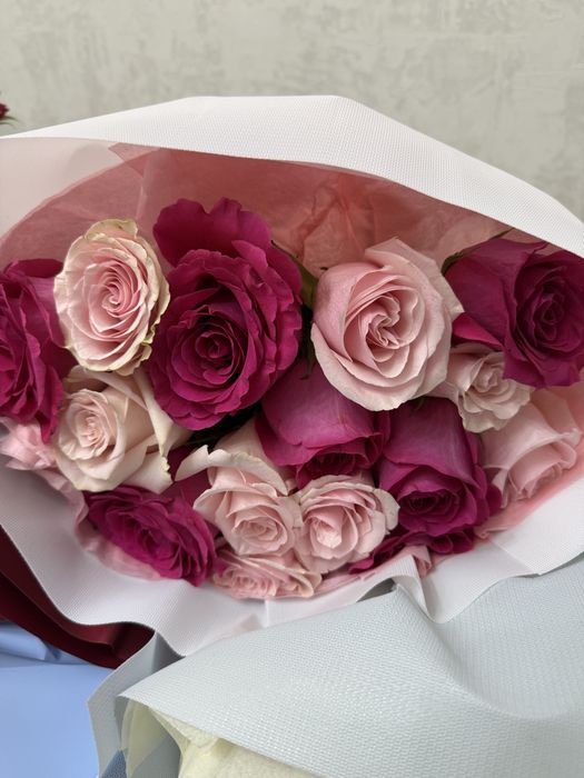 Букет Цветы Подарок Розы