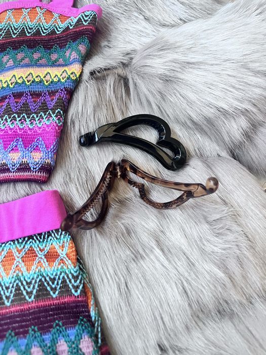 Дамски плетен комплект бохо с подарък две шноли за коса