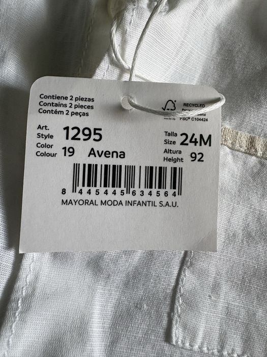 Camasa maneca scurta 92 cm Mayoral(NOUA)+cadou alta camasa