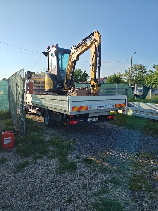 Utilaje constructii Excavator Bobcat Sapatura Fundatie Canalizare apa