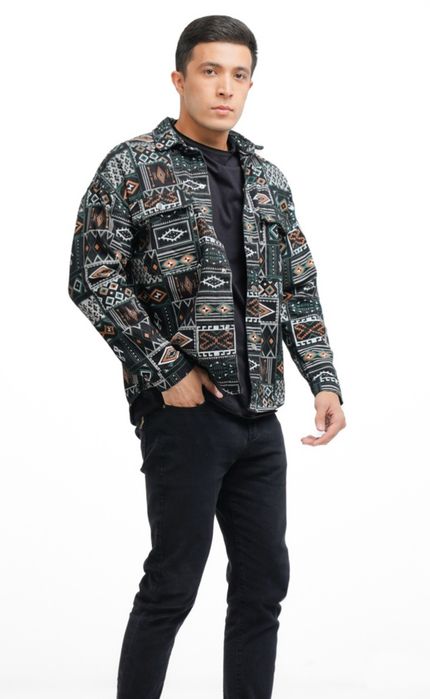 НОВИНКА Джинсовая этно рубашка