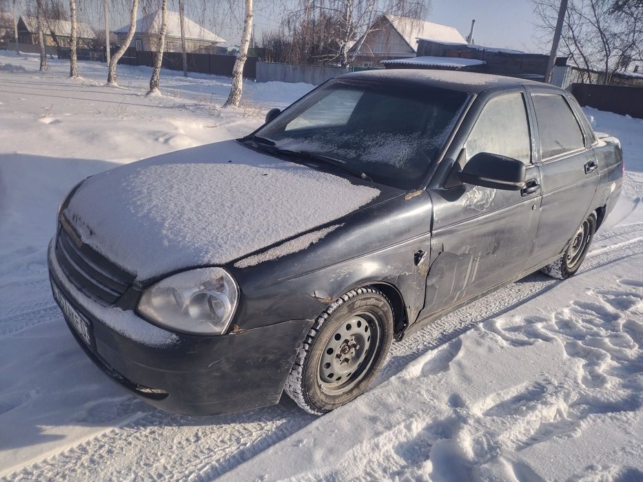 Приора 2008 год, на полном ходу.