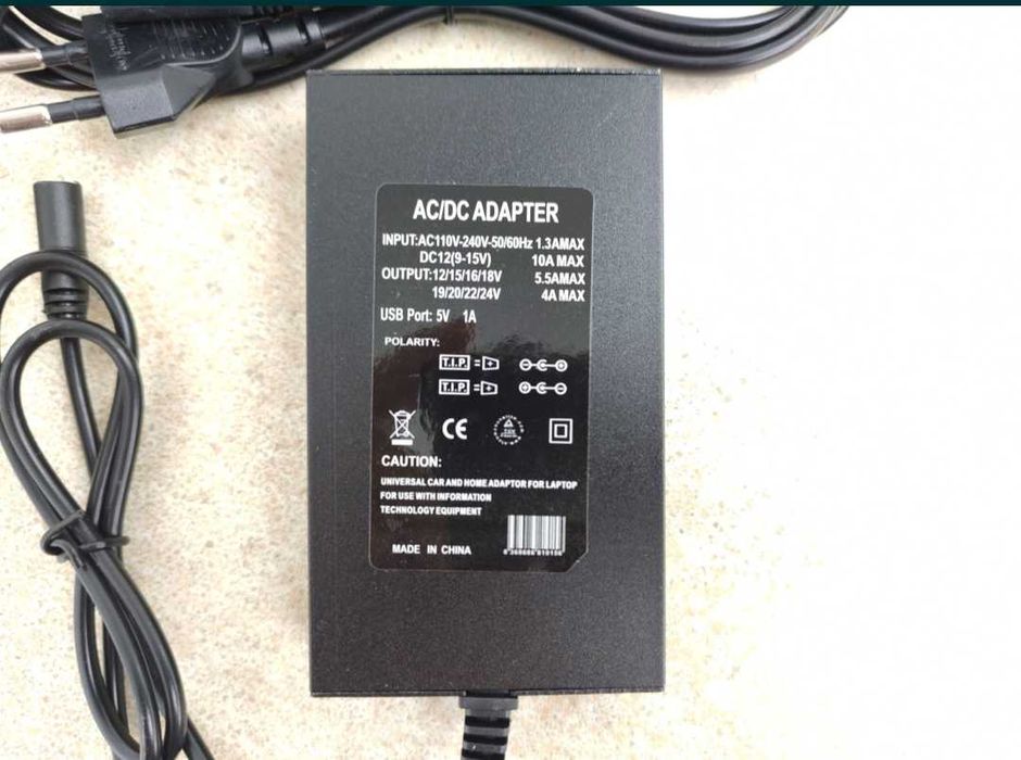 Sursa Alimentator Incarcator 220V Auto Laptop Monitor Universal 120W