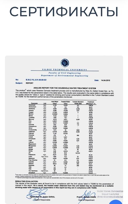 Продаеться куханный фильтр для воды.