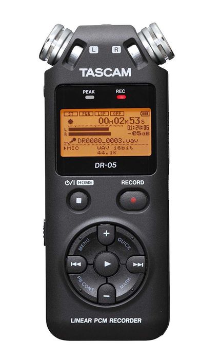 TASCAM DR-05 портативный рекордер + micro-SD 64 ГБ