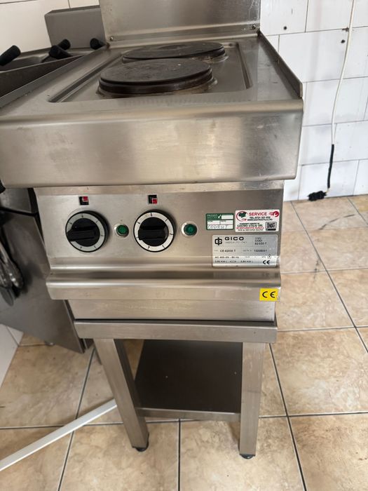 Vând plită electrică 2 ochiuri cu stativ inox