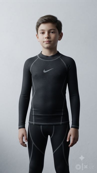 Детское спортивное термобелье / Компрессионный комплект Nike (рашгард