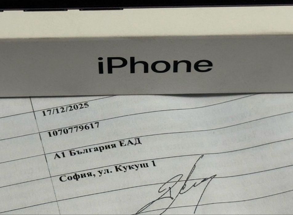 ЗАПЕЧАТАН 128GB iPhone 16e Гаранция от A1 до 2027г. Black | Черен