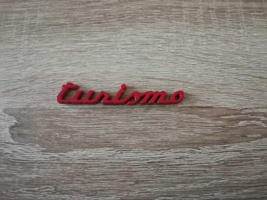 червена емблема Tursimo за ABARTH