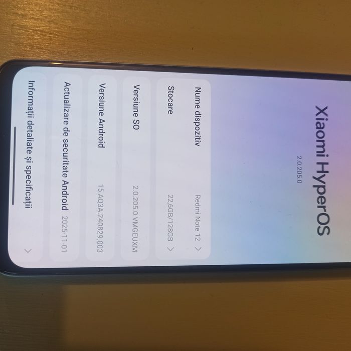 Telefon mobil Redmi Note 12 stare perfecta