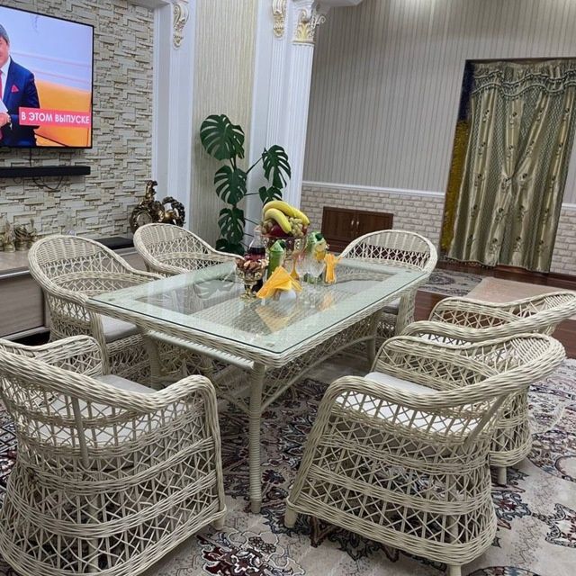 Ratan stol stul kachela va mebellar bizda