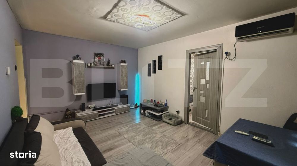 Apartament de 2 camere, 40 mp, complet mobilat si utilat, zona Micro 1