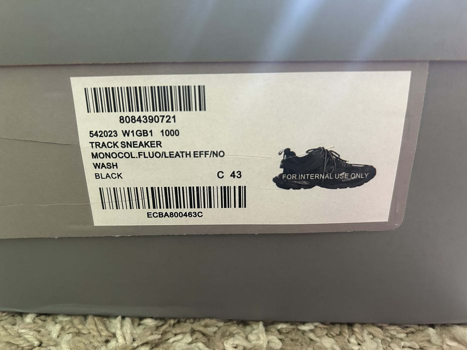 Balenciaga track black