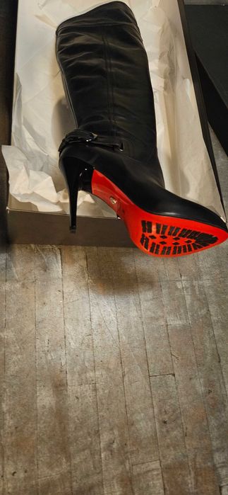 Продавам италиански  ботуши/чизми, Massimo Zardi, естествена кожа