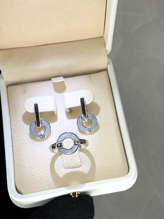 Kumush uzuk zirak komplekt 925 proba Женский Кольцо серьги комплект