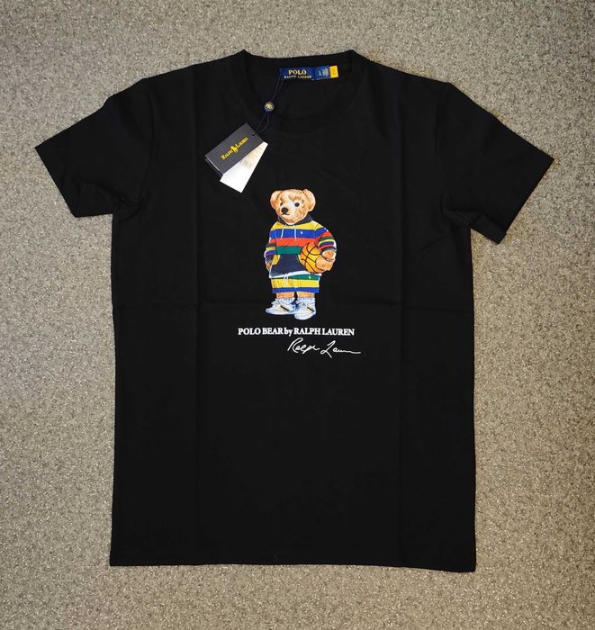 Нова мъжка детска фланелка блуза Ralph Lauren Polo bear тениска мече