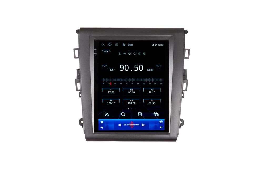 Navigatie Ford Mondeo MK5 Ecran Vertical Tip Tesla , Android 14 Carplay Wireless Android Auto + Camera Marsarier