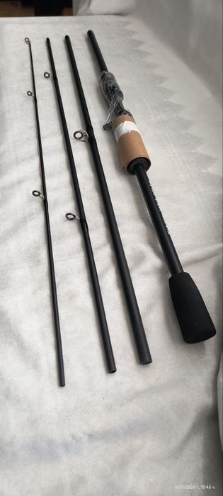 Ултралайт топ преносима карбонова въдица 180 см.